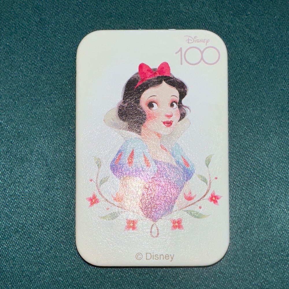 Disney Snow White Compact Mirror — White with Pink & Purple Accents
